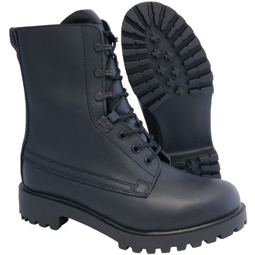 Black leather british - black,