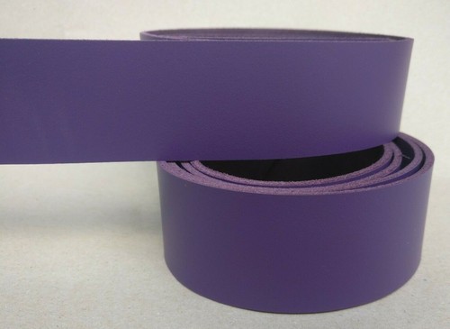 Cintura lunga pelle viola - cintura,