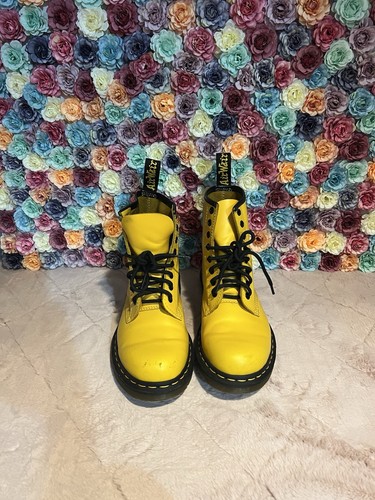 Stivali martens gialli - stivali, 7