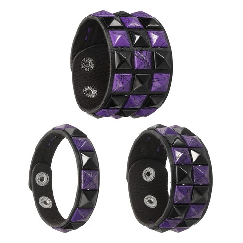 Pezzi bracciale punk pelle - punk,