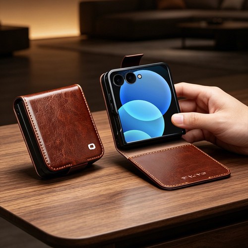 Custodia telefono vera - , pelle
