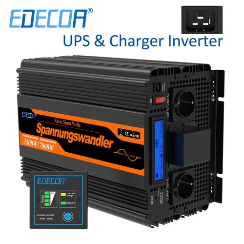 Edecoa inverter 12v - inverter, 230v