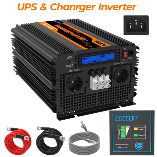 Edecoa inverter ups - 3500w, onda