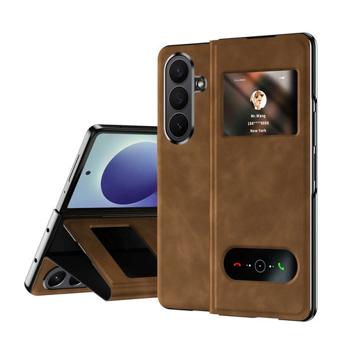 Cover finestra supporto pelle