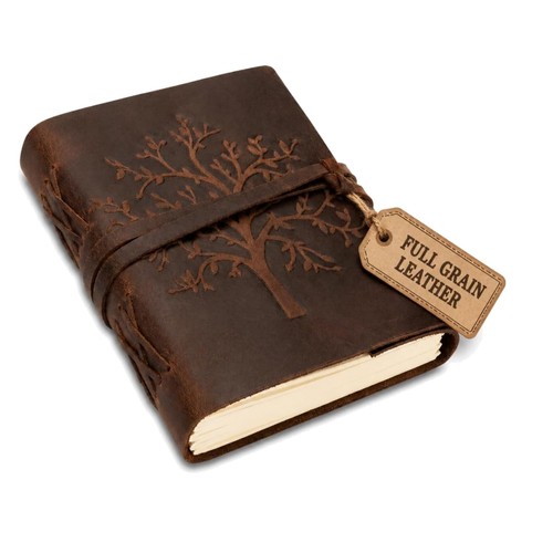 Quaderno pelle vintage 7x5 - quaderno,